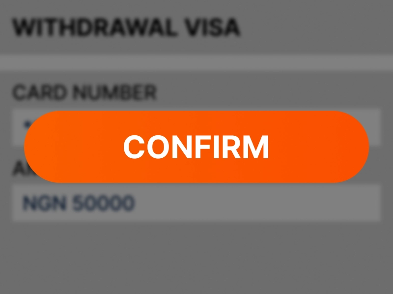 Screenshot of the withdrawal confirmation page showing submission of the request.